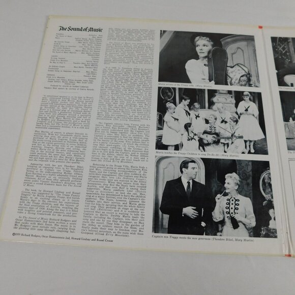 Sound of Music Original Broadway Cast Columbia Masterworks Vinyl LP Record 1959 - Picture 2 of 8